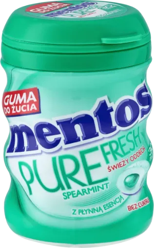 Picture of Mentos Pure Fresh Spearmint Gum 60G