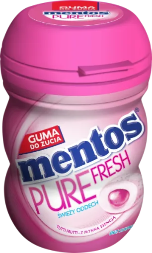 Picture of Mentos Pure Fresh Tutti Frutti Gum 60G