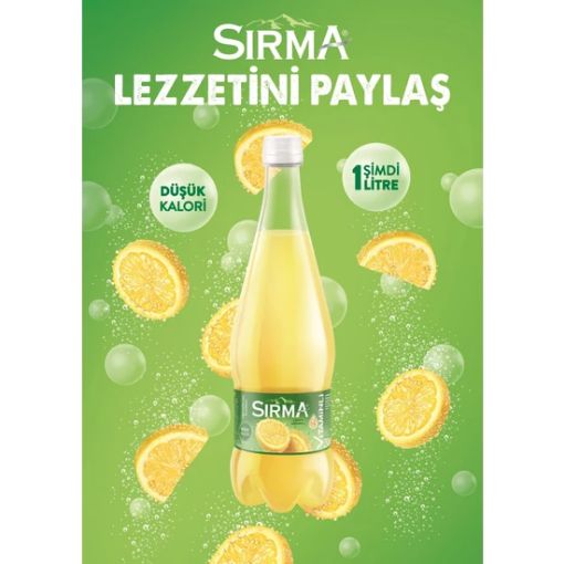 Picture of Sirma Mineral Water with Vitamin C Lemon Flavor 1 L