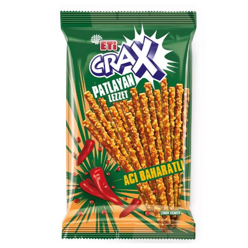 Picture of Eti Crax Exploding Flavor Hot Spice Stick 50 G