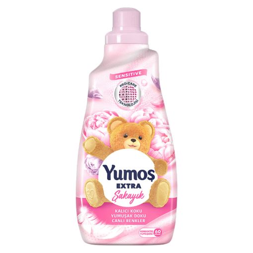 Picture of Yumos Extra Concentrated Fabric Softener Peony 1440 ml 60 Washing