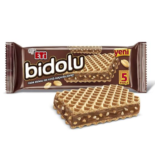 Picture of Eti Bidole Wafer with Hazelnut Cream and Peanut Flakes 81 g