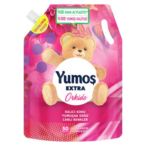 Picture of Yumoş Extra Softener Pouch Orchid 1.200 ML 50 Washing