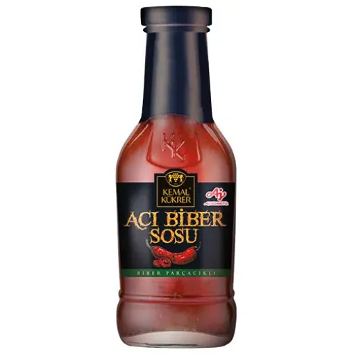 Picture of Kemal Kukrer Hot Pepper Sauce with Pepper Particles 330 ml
