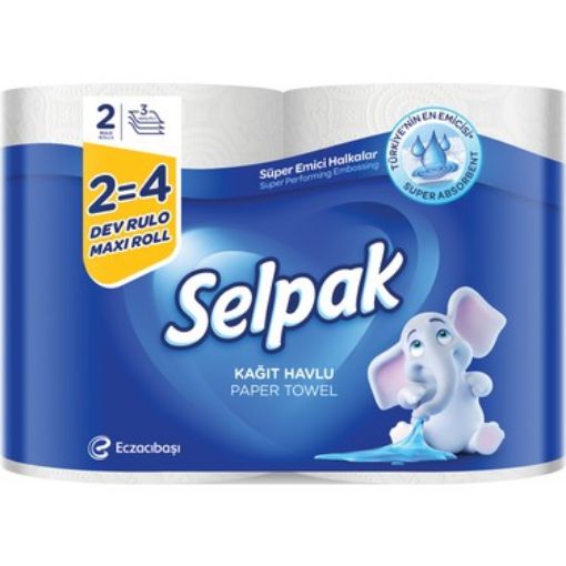 Picture of Selpak Towel 2 Pcs Giant Roll (2=4)