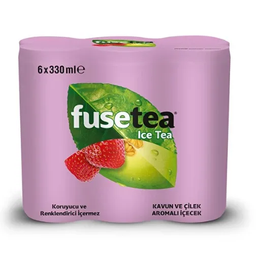 Picture of Fuse Tea Melon And Strawberry Flavored Drink 330 ml 1 Pcs