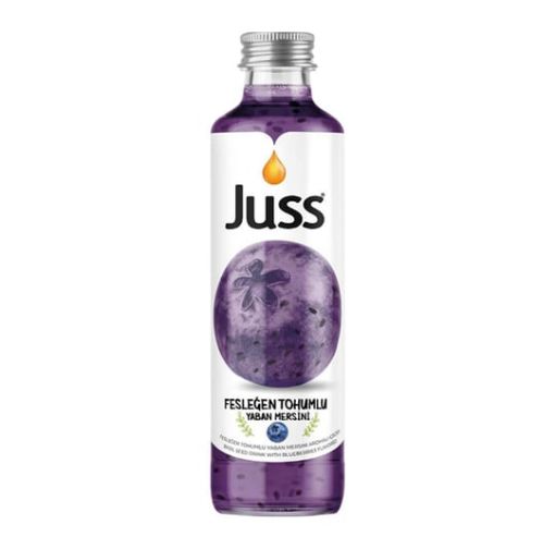 Picture of Juss Blueberry Flavored Drink with Basil Seed 250 ml