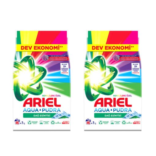 Picture of Ariel Aqua powder Mountain Breeze Colors 7 Kg X 2