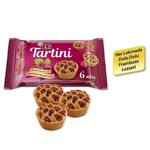 Picture of Eti Tartini Delicious Raspberry Pie 6 Pieces 114 g