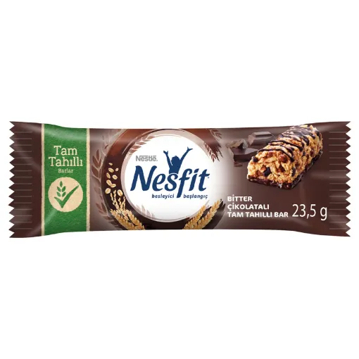 Picture of Nesfit Bitter Chocolate Whole Grain Bar 23.5 g
