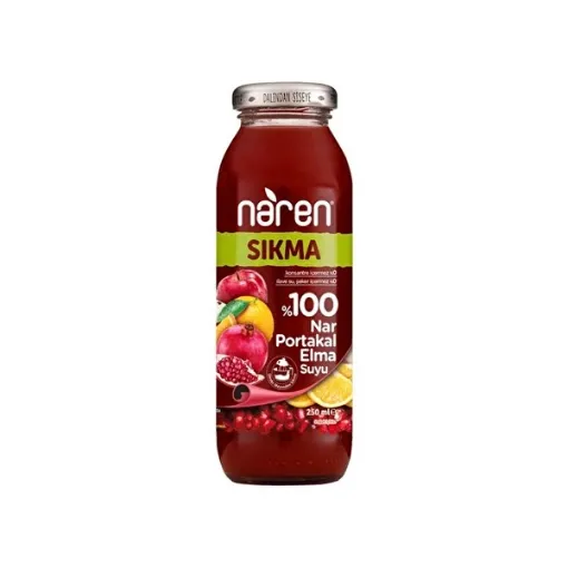 Picture of Naren 100% Juiced Apple Pomegranate Orange Mixed 250 ml