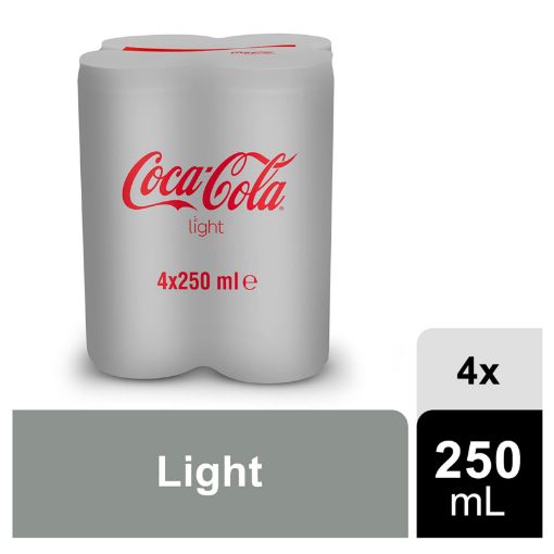 Picture of Coca Cola Light 4 x 250 ml