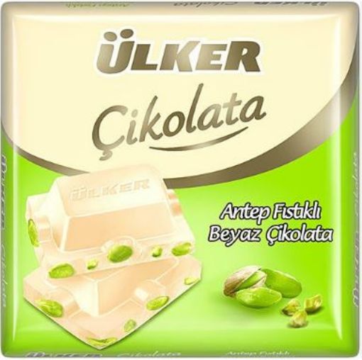 Picture of Ulker Cikolata White Chocolate with Pistachios 64 G