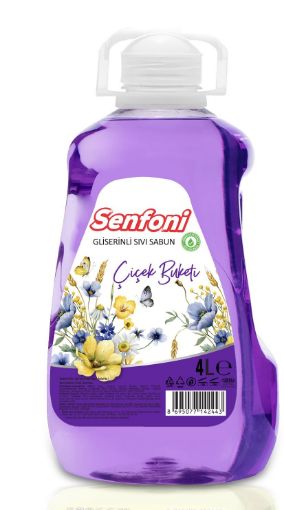 Picture of Senfoni Glycerin Liquid Soap Flower Bouquet 4 L