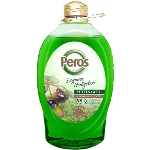 Picture of Peros Gifts of Nature Olive Oil and Bergamot Flower Liquid Soap 2.94 L