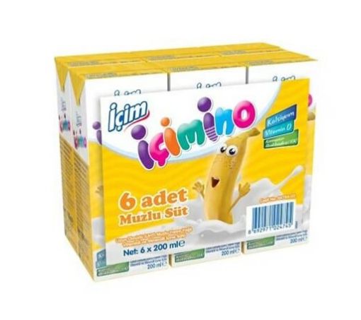 Picture of Icimino Banana Milk 180 ml x 6