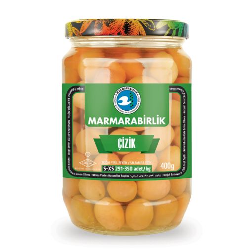 Picture of Marmarabirlik Cizik Natural Green Olives xs 400 g