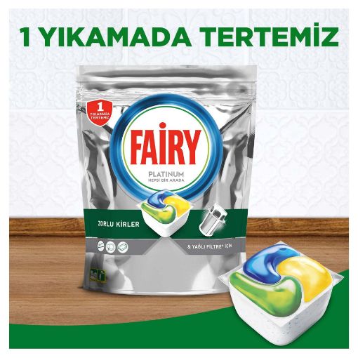 Picture of Fairy Platinum Special Series 65 Washing Dishwasher Detergent Capsule