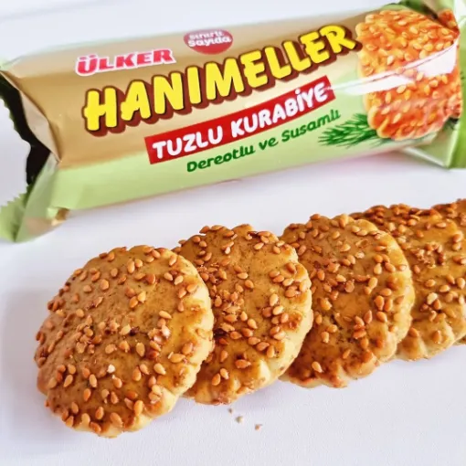 Picture of Ulker Hanimeller Salty Cookies with Dill and Sesame 81g