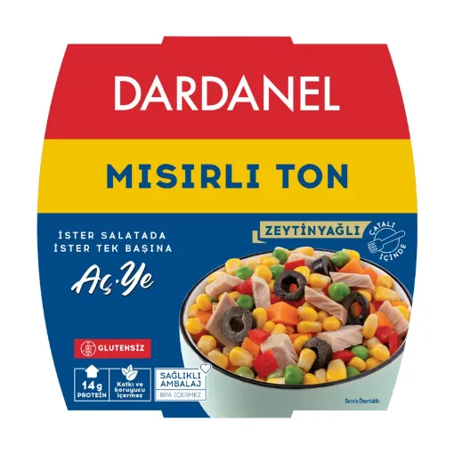 Picture of Dardanel Corn Tons with Olive Oil 160 gr