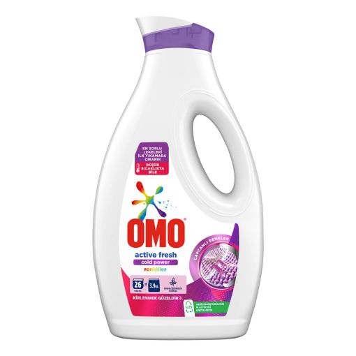 Picture of Omo Active Fresh Cold Power Colors 26 Washes 1.69 L