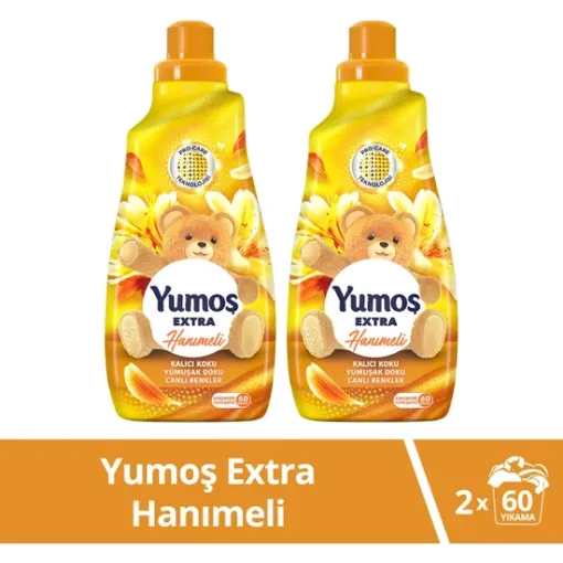 Picture of Yumos Extra Yumoş Concentrated Fabric Softener Hanımeli 1440 ml 60 Washes 2 Pcs