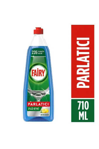 Picture of Fairy Triple Action Dishwasher Rinse, Liquid, Lemon Scented, 710 ml