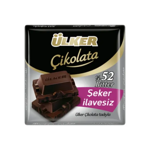 Picture of Ulker Chocolate Sugar Free 52% Bitter 60G