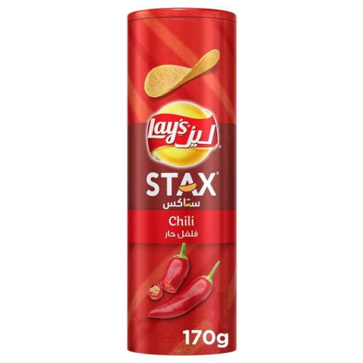 Picture of Lays Stax Potato Chili Taste 170 G