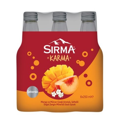 Picture of Sirma Sugar Free Mixed Mango And Elderberry Flavored 6 x 250 ml