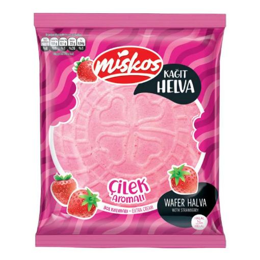 Picture of Miskos Wafer Halva With Strawberry 45 G