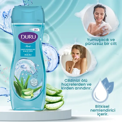 Picture of Duru Organic Sea Minerals and Aloe Vera Shower Gel 450 ml