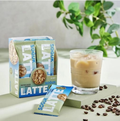 Picture of Kahve Dunyasi Caffe Latte No Refined Sugar 10 Pieces