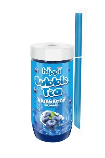 Picture of Hippi Bubble Tea Blueberry Flavored Beverage 350ml