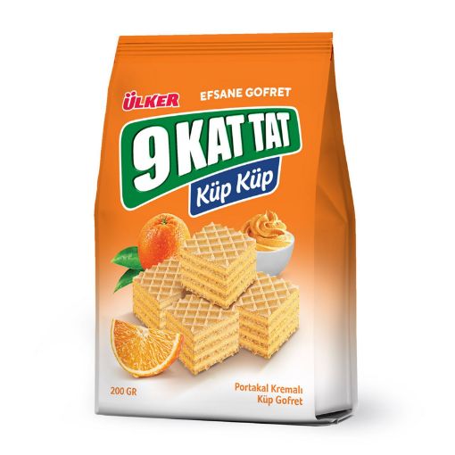 Picture of Ulker 9 Layer Tat Cup Wafer with Orange Cream 200 G