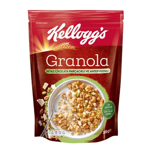 Picture of Kellogg's Granola White Chocolate and Pistachio 200G