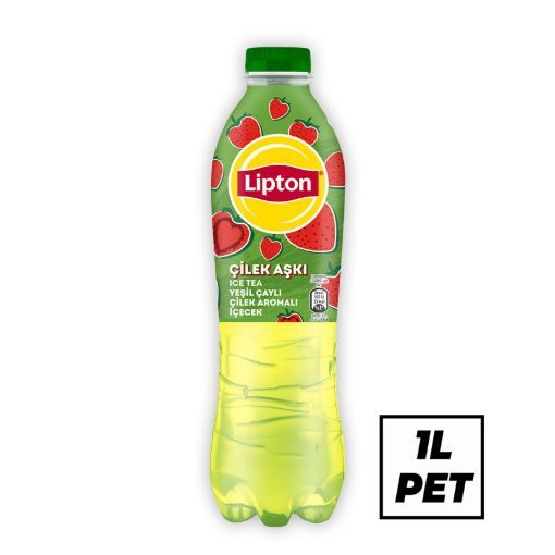 Picture of Lipton Ice Tea Strawberry Love - Green Tea Strawberry Flavored Drink 1 L