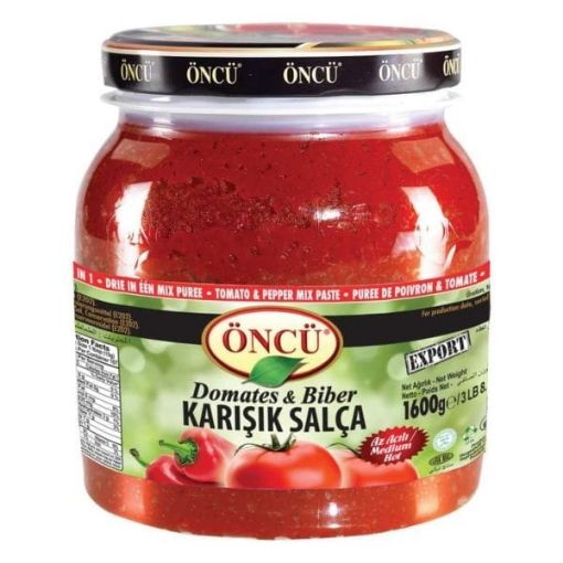 Picture of Oncu Less Hot Tomato& Pepper Mixed Paste 1600 g