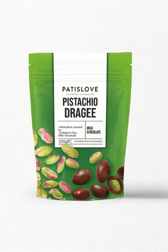 Picture of Patislove Pistachio Dragee Milk Chocolate 100 G