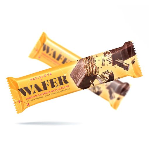 Picture of Patislove Wafer Hazelnut Flavored and Milk Chocolate 36 G