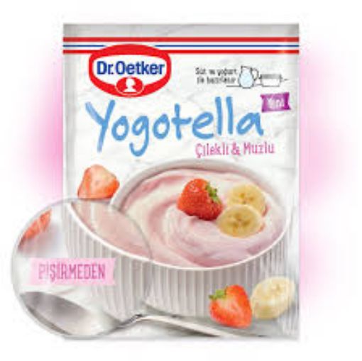 Picture of Dr. Oetker Yogotella with Strawberries and Bananas Uncooked 68 G