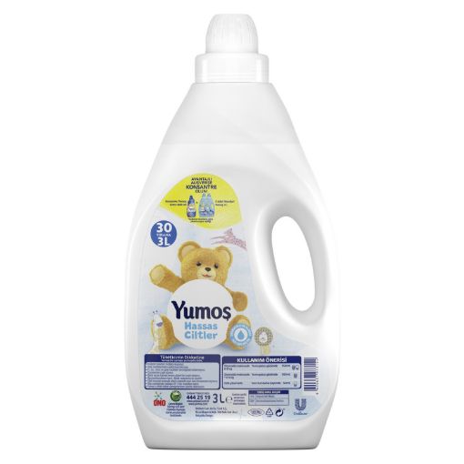 Picture of Yumos Softener For Sensitive Skin 3000 ML 30 Washes