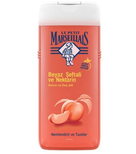 Picture of Le Petit Marseillais White Peach and Nectarine Bath and Shower Gel 400 ml