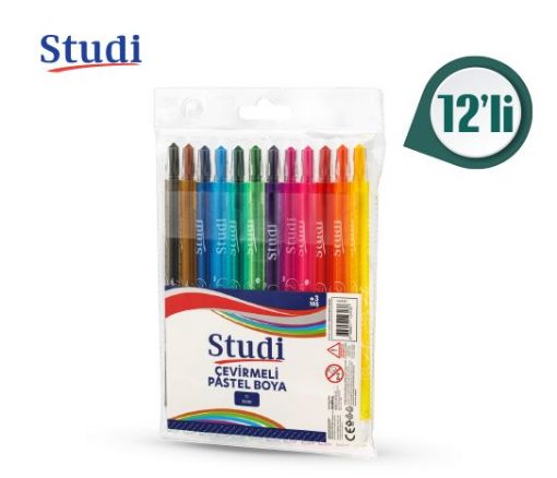 Picture of Studi Twist Crayon 12 Colors