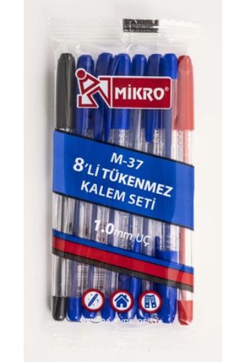 Picture of Micro 8-Piece Ballpoint Pen Set