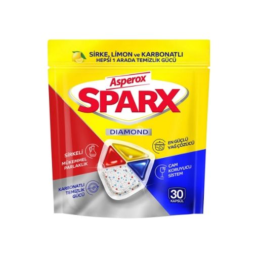 Picture of Asperox Sparx Dishwasher Tablets 20 Pieces