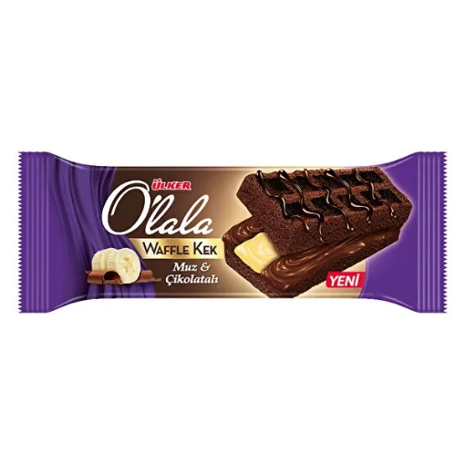 Picture of Ulker O'lala Waffle Cake Banana and Chocolate 70 G