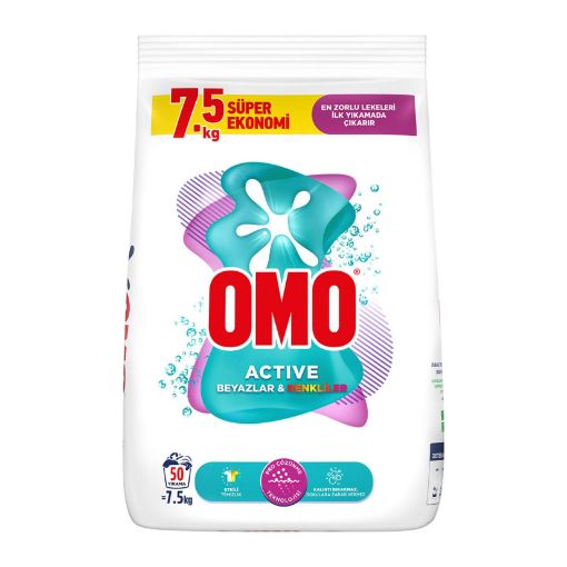 Picture of Omo Active Whites and Colors Powder Detergent 7.5 KG