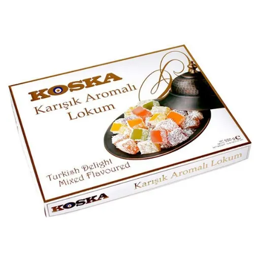 Picture of Koska Mixed Flavored Turkish Delight 550 G