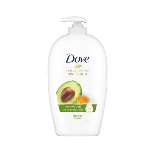 Picture of Dove Moisturizing Liquid Soap Avocado Oil and Calendula Oz 450 ml